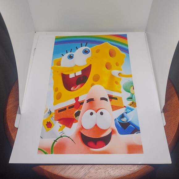 NEW! SPONGEBOB & PATRICK 8.5x11 ULTRA PREMIUM GLOSSY COLOR ART REPRINT POSTER!🙂 - Picture 8 of 8